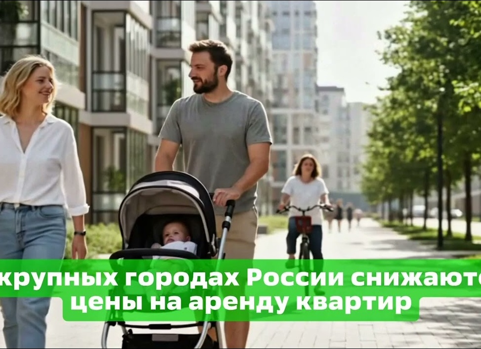 ⚡️В крупных городах России снижаются цены на аренду квартир